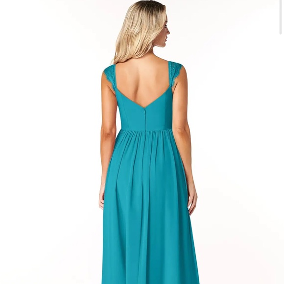 NWT Azazie “Cleobella” Bridesmaid Dress in JADE - Picture 2 of 12